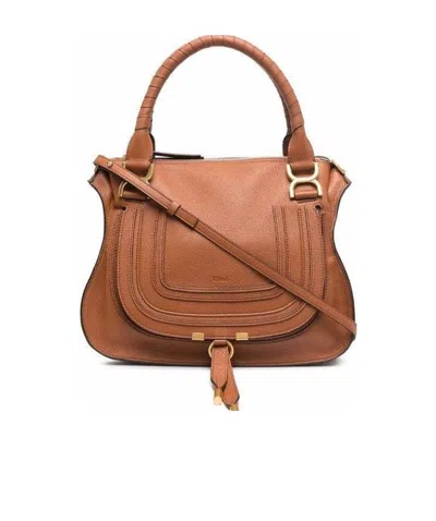 CHLOÉ MARCIE LEATHER TOTE BAG