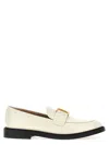 Chloé Beige Leather Slip-on Loafers