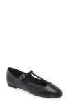 Chloé Marcie Patent Mary Jane Ballerina Flats In Black