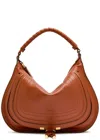 Chloé Chloe Marcie Medium Leather Shoulder Bag In Brown