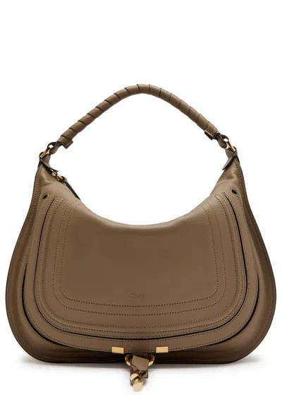 Chloé Chloe Marcie Medium Leather Shoulder Bag In Brown