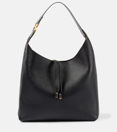 Chloé Marcie Medium Leather Tote Bag In Black