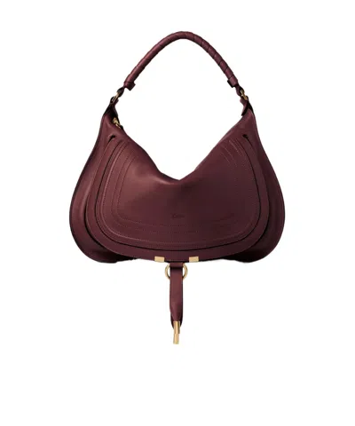 Chloé Marcie Medium Shoulder Bag In Brown