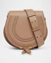 Chloé Marcie Medium Slim Crossbody Bag In Grained Calfskin In Pink