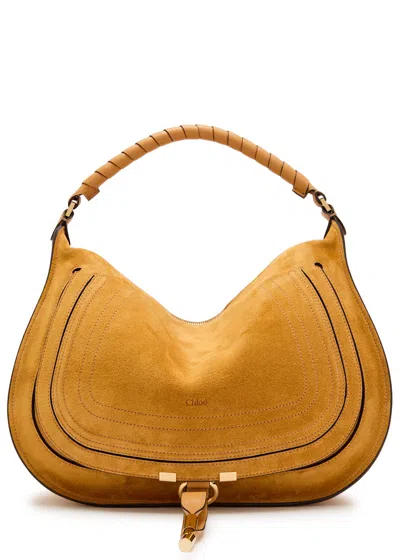 Chloé Chloe Marcie Medium Suede Shoulder Bag In Pattern