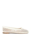 Chloé Off-white Marcie Ballerina Flats In Eggshell