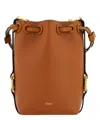 Chloé Marcie Micro Bucket Bag In Brown
