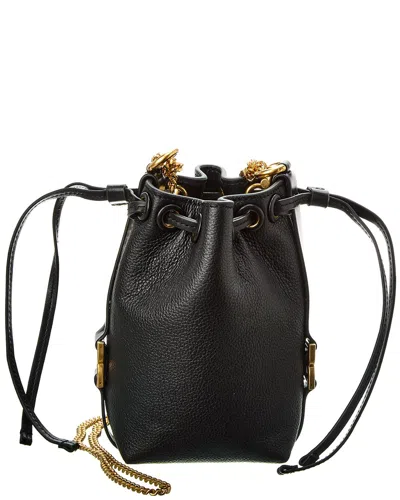Chloé Black Micro Marcie Bucket Bag