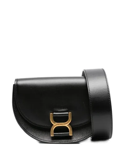 Pre-owned Chloé Marcie Mini Bag In Black