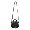 Chloé Marcie Medium Leather Handbag With Removable Shoulder Strap In Black