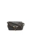 Chloé Marcie Mini Saddle Bag In Black