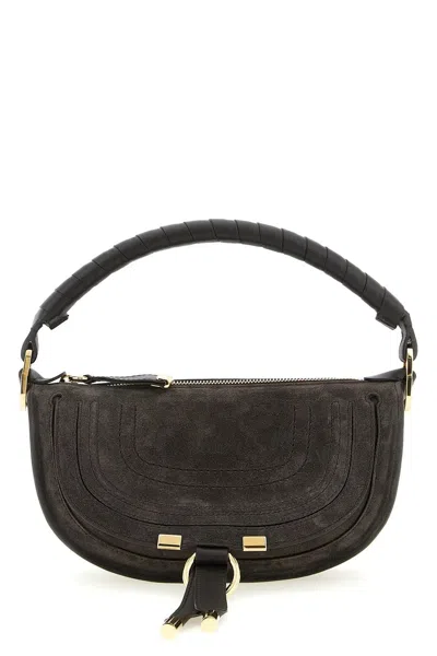 Chloé Marcie Mini Shoulder Bag In Black