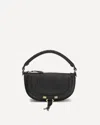 Chloé Mini Marcie Shoulder Bag In Soft Leather In Black