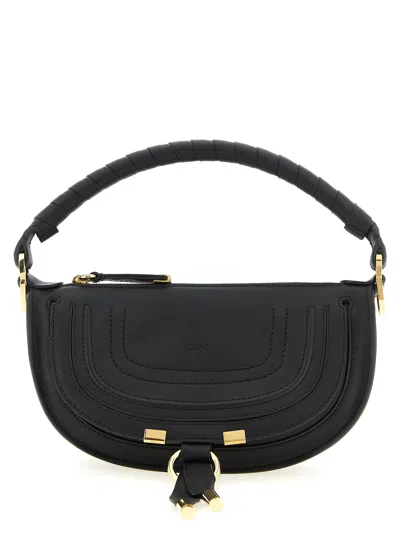 Chloé Marcie Mini Shoulder Bag In Black