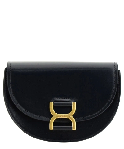 Chloé Marcie Mini Shoulder Bag In Black
