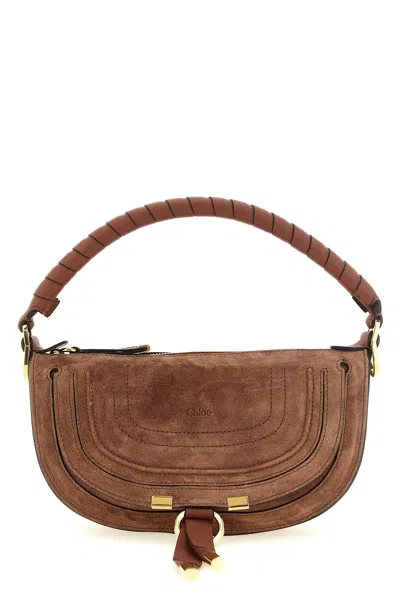 Chloé 'marcie' Mini Shoulder Bag In Brown