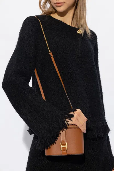 Chloé ‘marcie Mini' Shoulder Bag In Brown