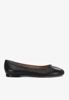 Chloé Chloe Leather Ballerina Flats Women In Black
