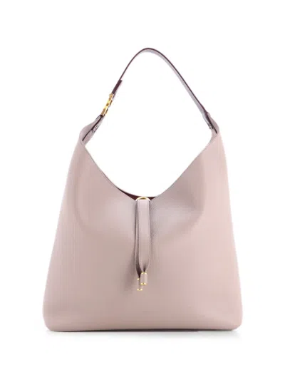 Pre-owned Chloé Marcie Nm Leather Hobo Bag In Neutral