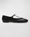 Chloé Marcie Mary-jane Python Print Leather Ballet Flats In Black