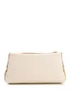 Chloé Marcie Logo Clutch In White