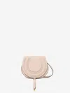 Chloé Large Marcie Leather Crossbody Bag In Light Pink