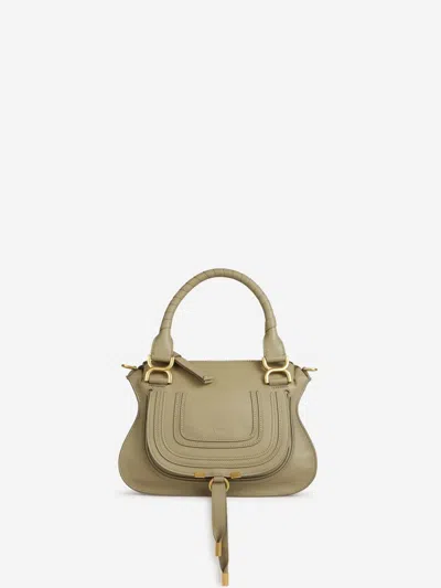 Chloé Pottery Small Marcie Bag In Green