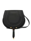 Chloé Marcie Medium Leather Bag In Black