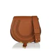 Chloé Marcie Medium Slim Crossbody Bag In Grained Calfskin In Beige