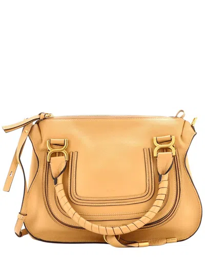 Pre-owned Chloé Marcie Satchel Leather Medium (authentic Pre-loved)