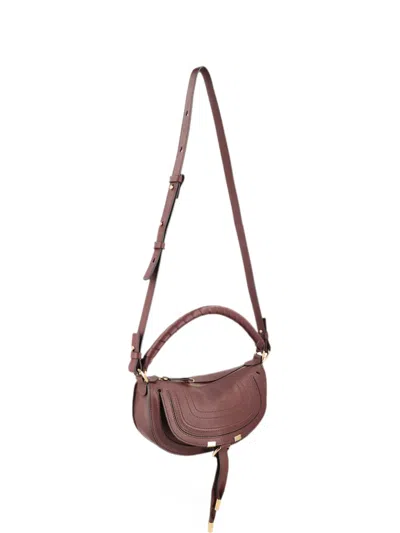 Chloé Marcie Satchels Bag In Brown