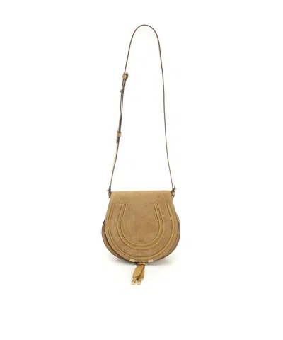Chloé Marcie Shoulder Bag In Brown