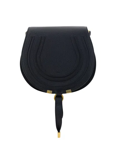 Chloé Marcie Shoulder Bag In Black