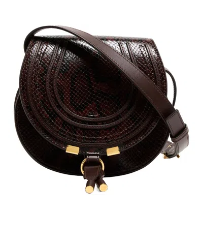 Chloé Marcie Shoulder Bag In Black