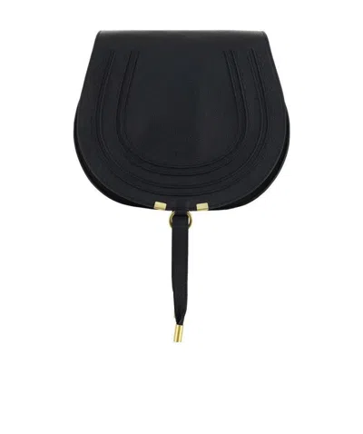 Chloé Marcie Shoulder Bag In Black
