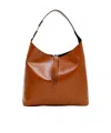 Chloé Triomphe-detailed Leather Tote Bag In Brown