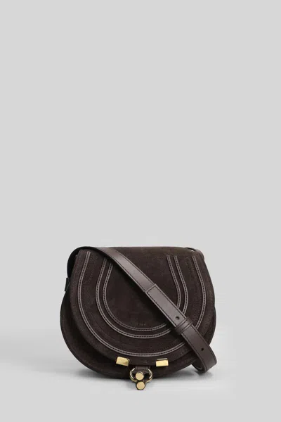 Chloé Marcie Shoulder Bag In Brown
