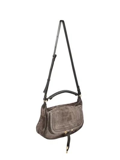 Chloé Marcie Shoulder Bag In Brown