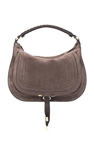 Chloé Marcie Shoulder Bag In Brown