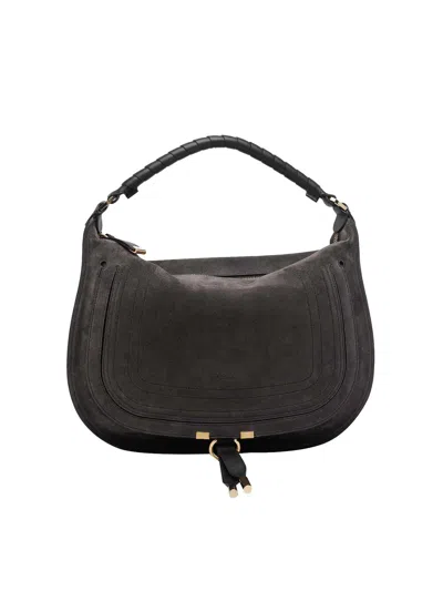 Chloé Marcie Shoulder Bag In Brown