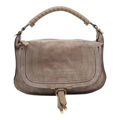 Chloé Marcie Shoulder Bag In Brown