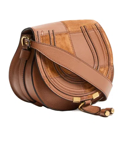 Chloé Marcie Shoulder Bag In Brown