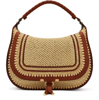 Chloé Marcie Shoulder Bag In Brown