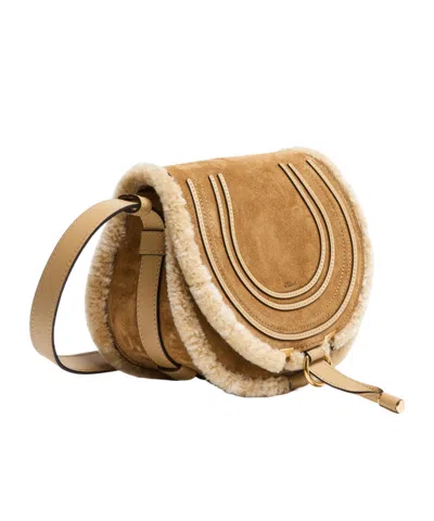 Chloé Marcie Shoulder Bag In Brown
