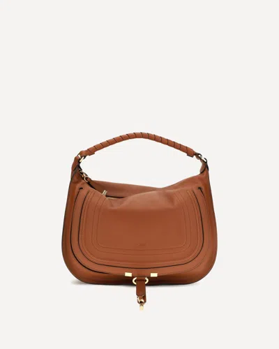Chloé Marcie Shoulder Bag In Brown