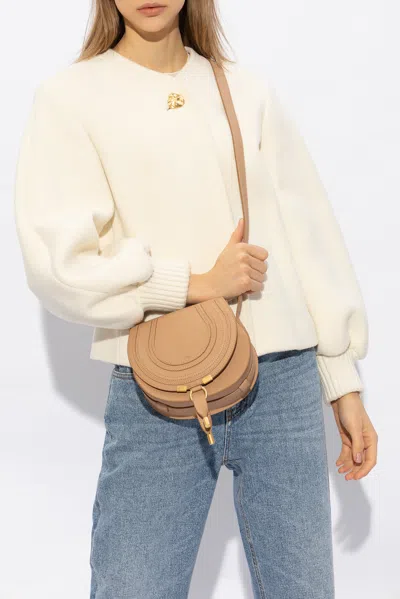 Chloé Marcie Shoulder Bag In Brown