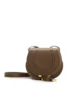 Chloé Small Marcie Saddle Bag In Green