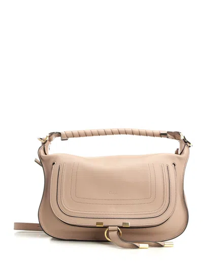 CHLOÉ MARCIE SHOULDER BAG HANDBAGS BEIGE