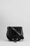 Chloé Marcie Shoulder Bag In Black Leather In Black