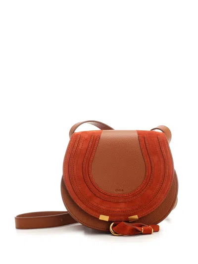 Chloé Marcie Shoulder Bag In Brown